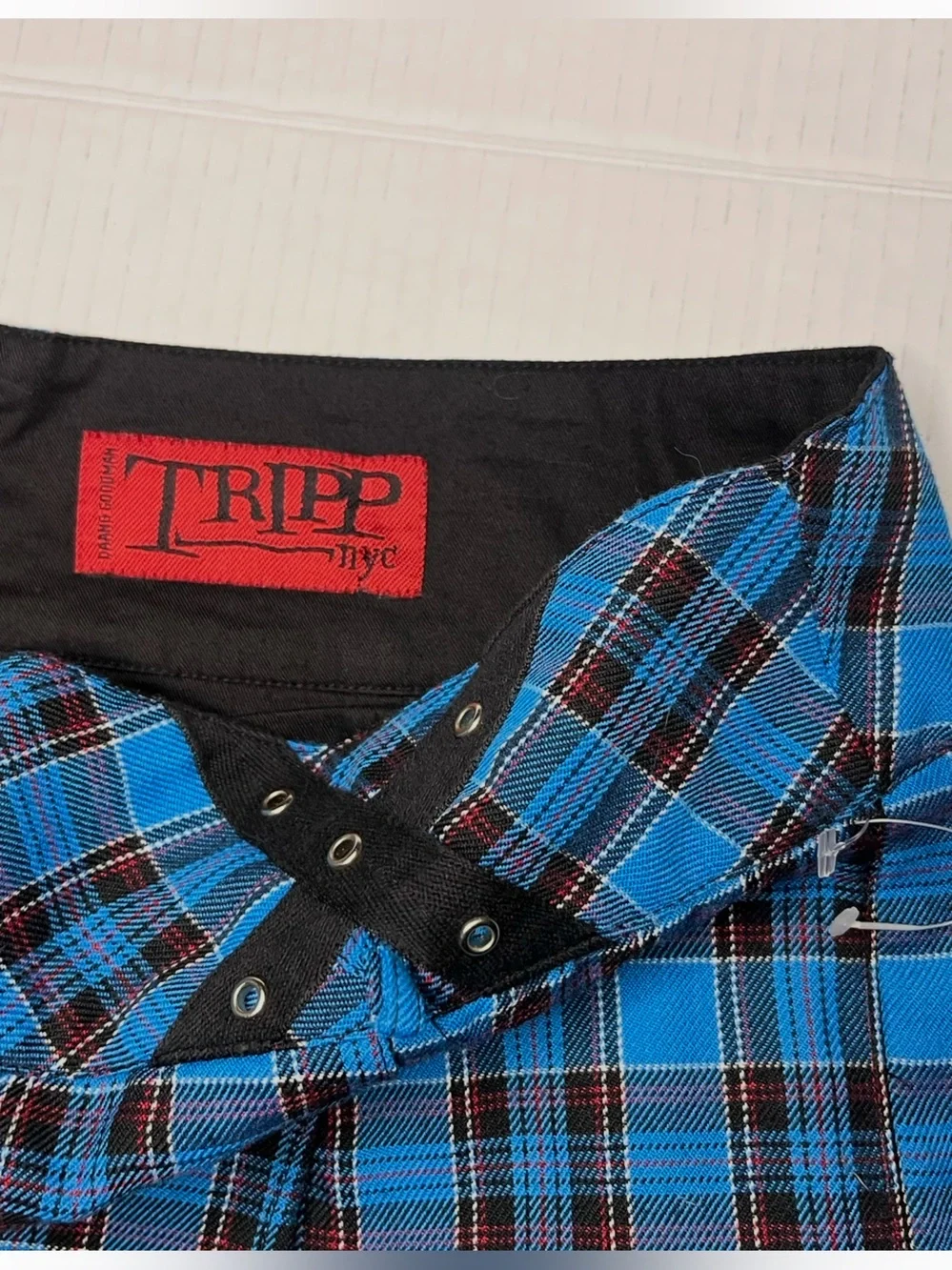 Tripp NYC Vintage Pleated Punk Suspender Skirt - Picture 3 of 9